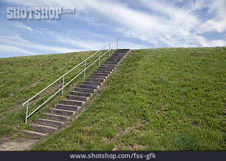 
                Staircase, Dyke, Ostfriesland                   