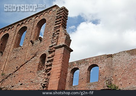 
                Klostermauer, Klosterruine, Kloster Limburg                   