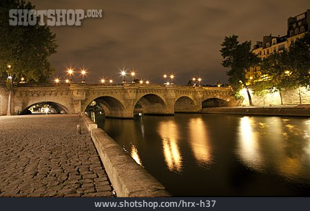 
                Brücke, Seine, Paris, Pont Neuf                   
