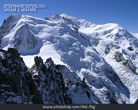 
                Alpen, Mont Blanc, Aiguille Du Midi                   
