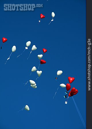 
                Hochzeit, Herz, Luftballon                   