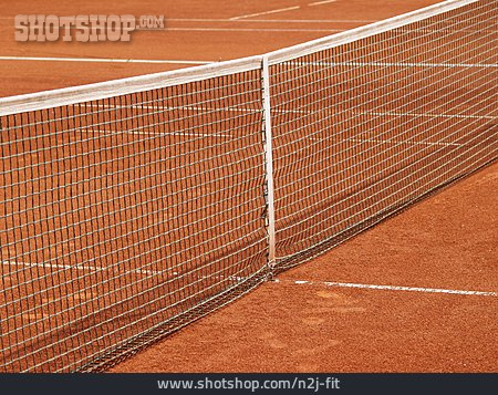 
                Tennisplatz, Tennisnetz, Sandplatz                   