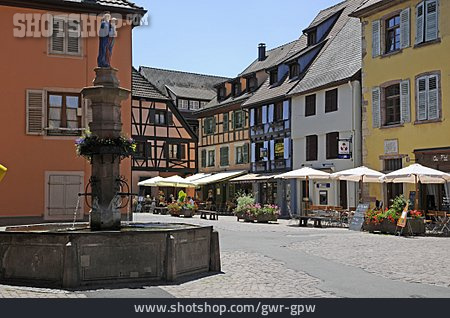 
                Marktplatz, Elsass, Turckheim                   