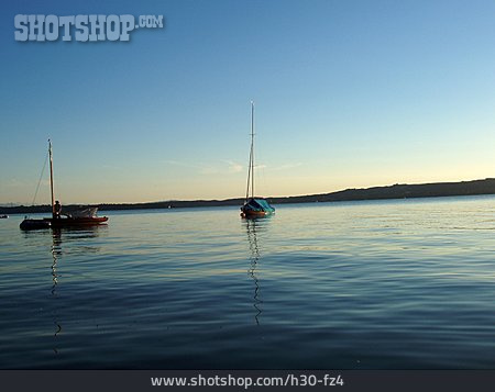 
                See, Segelboot, Starnberger See                   
