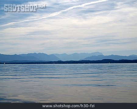 
                Landschaft, Starnberger See                   