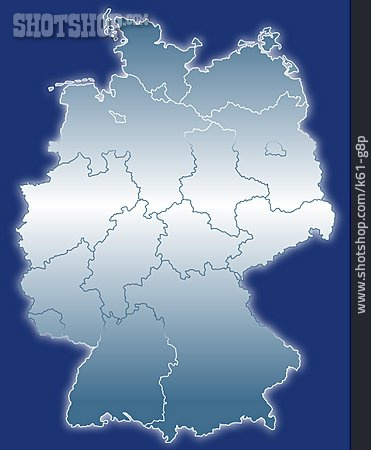 
                Deutschland, Landkarte, Deutschlandkarte                   