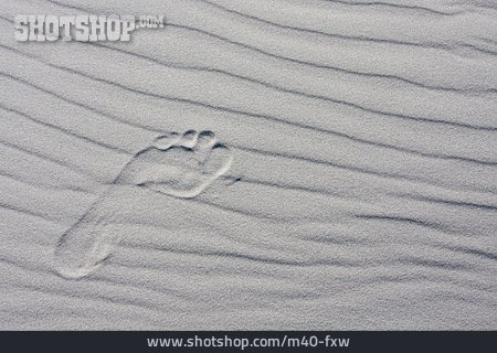 
                Hintergrund, Sand, Fußabdruck                   