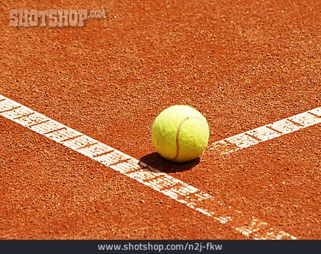 
                Markierung, Tennisplatz, Tennisball                   