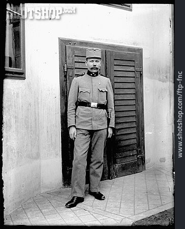 
                Uniform, Soldat, Historisches Foto                   