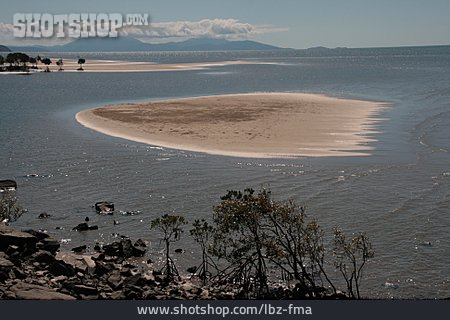 
                Küste, Australien, Sandbank                   