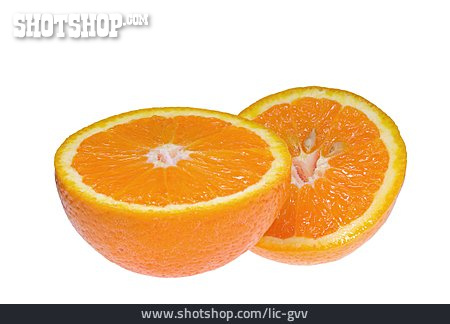 
                Orange, Halbiert, Hälfte                   