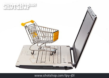 
                Internet, Warenkorb, Einkaufswagen, Onlineshopping                   