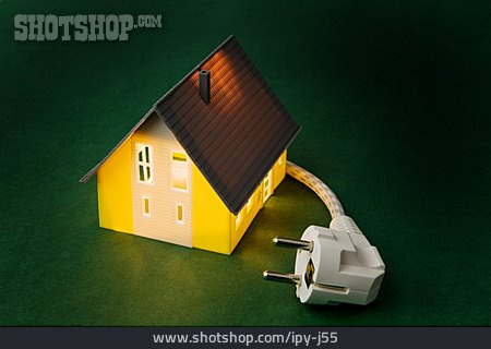 
                Haus, Energie, Elektrizität, Energieversorgung                   