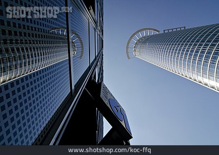 
                Bürogebäude, Glasfassade, Westend Tower                   