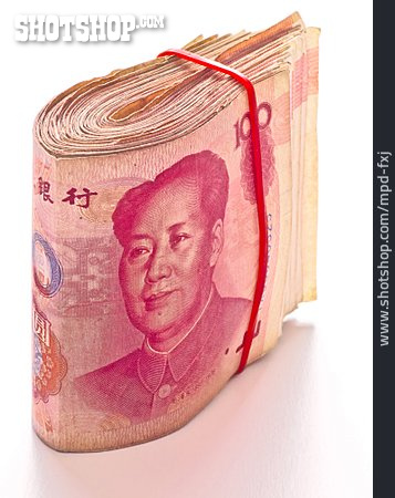 
                Geldbündel, Renminbi, Yuan                   