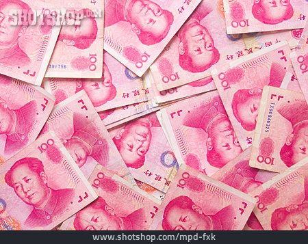 
                Geldschein, Renminbi, Yuan                   
