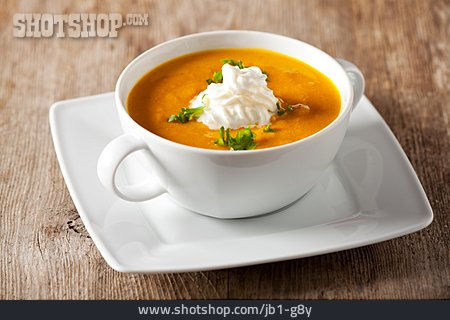 
                Suppe, Kürbissuppe                   