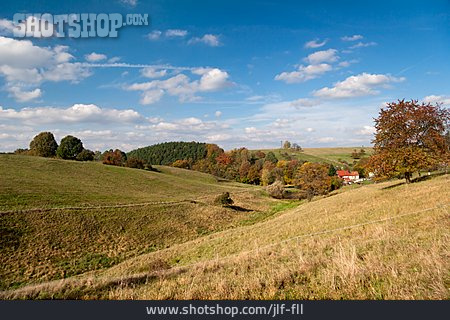 
                Landschaft, Thüringen, Saaletal                   