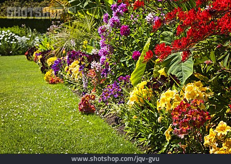 
                Garten, Blumenbeet, Blumengarten                   