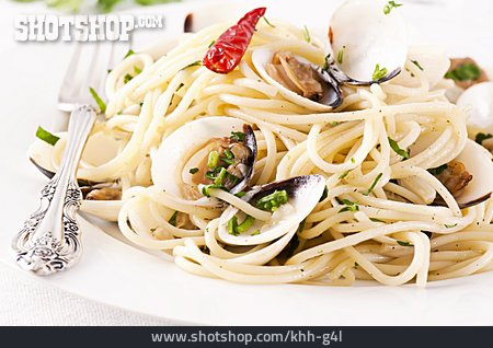 
                Spaghetti, Italienische Küche, Venusmuschel                   