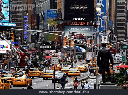 
                Städtisches Leben, Manhattan, Times Square                   