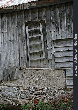 
                Tür, Holzhütte                   