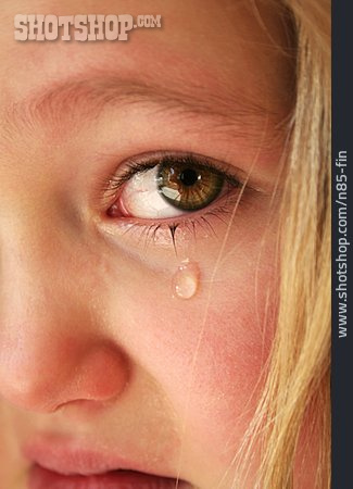 
                Mädchen, Traurig, Weinen                   