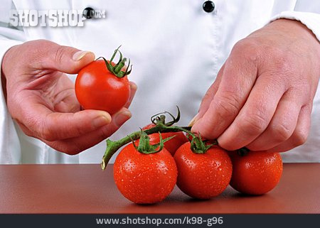 
                Zubereitung, Tomate                   