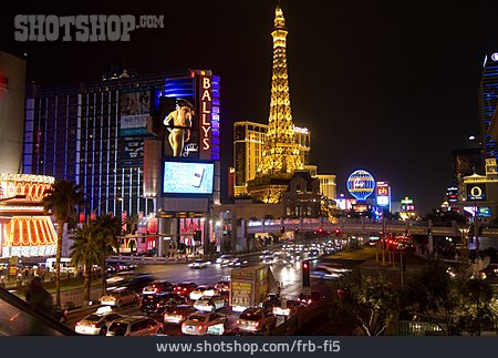 
                Nachtleben, Las Vegas, Eiffelturm, Las Vegas Boulevard                   