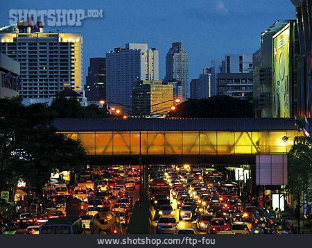 
                Hauptverkehrszeit, Bangkok, Phaya Thai                   