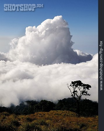 
                Wolken, Wolkendecke, Indonesien, Lombok, Gunung Rinjani                   