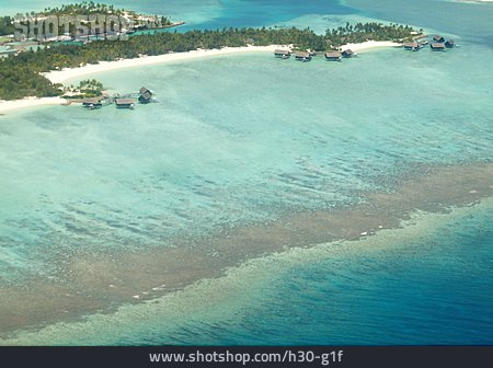 
                Luftaufnahme, Malediven                   