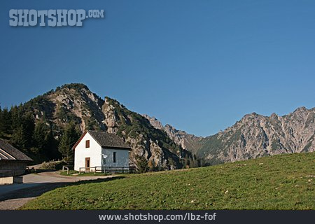 
                Mountains, European Alps, Chapel                   