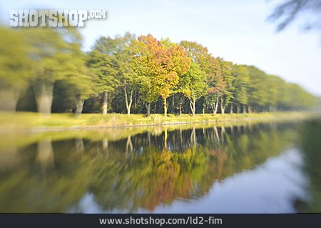 
                Landschaft, Herbst, Kanal                   