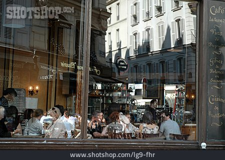 
                Städtisches Leben, Straßencafé, Paris                   