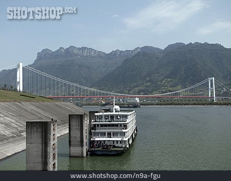 
                Brücke, China, Jangtse                   