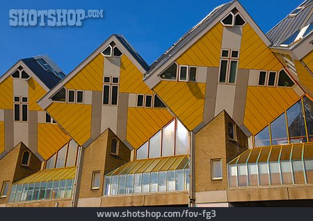 
                Moderne Architektur, Rotterdam, Kubushaus                   