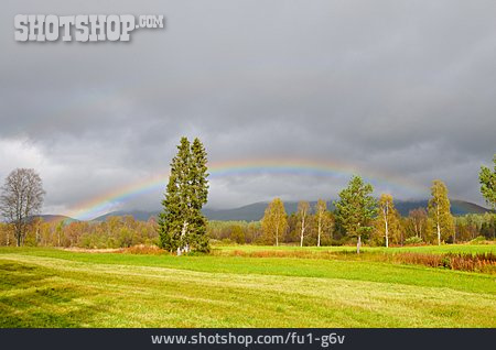 
                Landschaft, Regenbogen, Norwegen                   