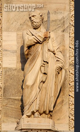 
                Figur, Statue, Apostel, Paulus                   