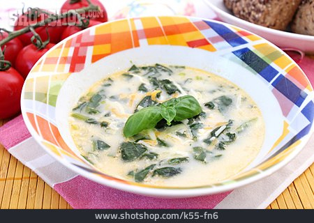 
                Suppe, Spinatsuppe                   
