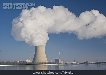 
                Kühlturm, Atomkraftwerk, Kernkraftwerk Isar                   