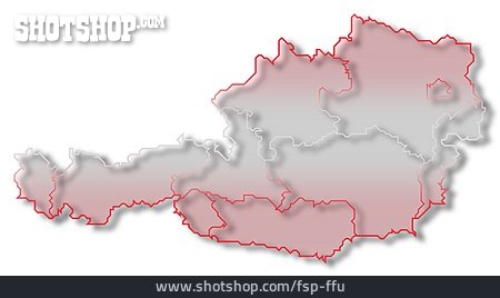 
                österreich, österreichkarte                   