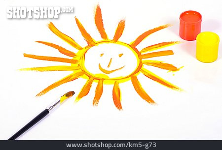 
                Sonne, Zeichnung                   
