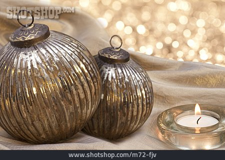 
                Candlelight, Christmas Ball, Christmas Decoration                   