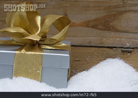 
                Verschneit, Winterlich, Weihnachtsgeschenk                   