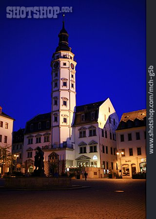 
                Rathaus, Marktplatz, Gera                   