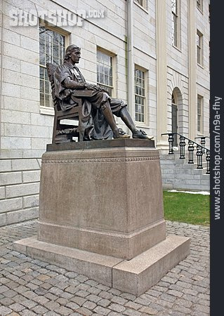 
                Denkmal, Universität, John-harvard-statue                   