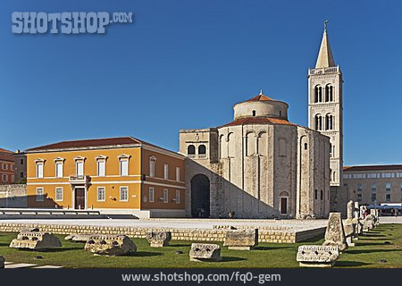 
                Archäologie, Kirche, Zadar, Forum                   