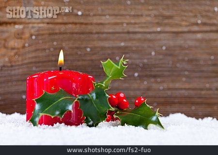 
                Kerze, Weihnachtsdekoration                   