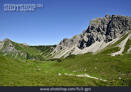 
                Alpen, Gebirgslandschaft, Tannheim                   